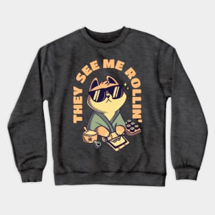 Rolling sushi Crewneck Sweatshirt